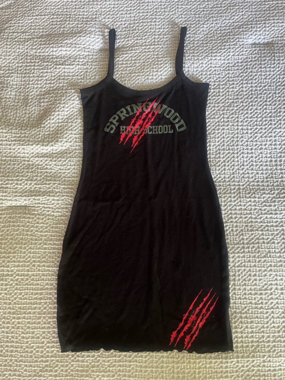 Springwood High School Freddy Kruger Nightmare On Elm Street Mini Dress Sz M